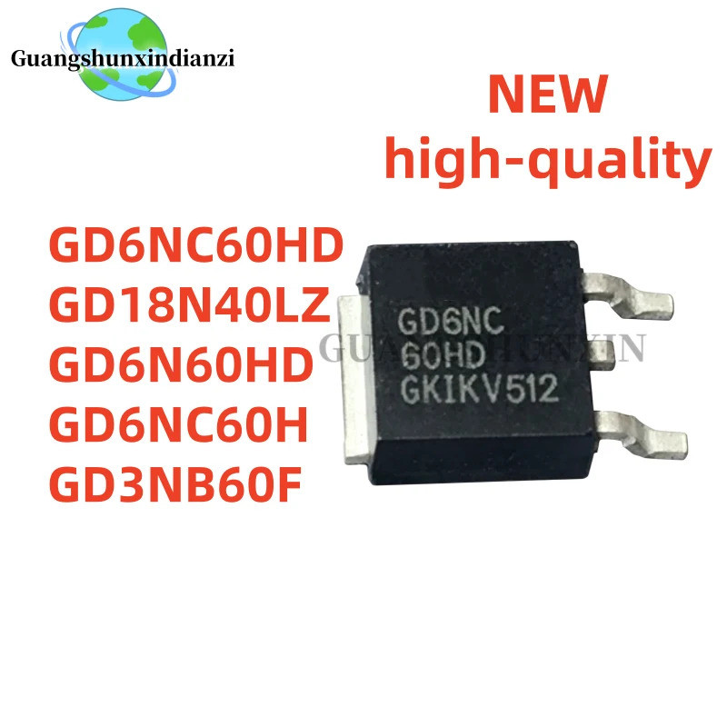 5PCS STGD6NC60HD STGD18N40LZ STGD6N60HD/3NB60F/6NC60H TO-252 GD6NC60HD GD18N40LZ6N60HD GD6N60F GD3H 