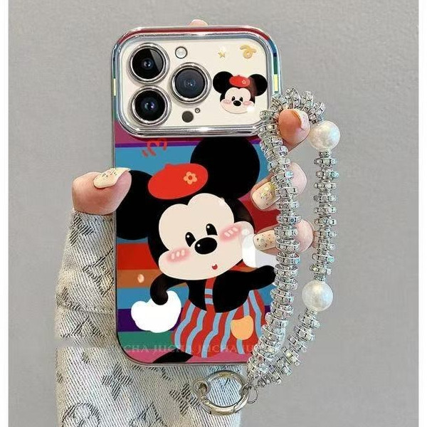 เคสโทรศัพท์ลายมิกกี้เมาส์สุดน่ารัก ใช้ได้กับ iPhone 11/12/13/14/15Pro/17/16ProMax,X/MAX/XR,7/8Plus เคสโทรศัพท์คุณภาพสูง