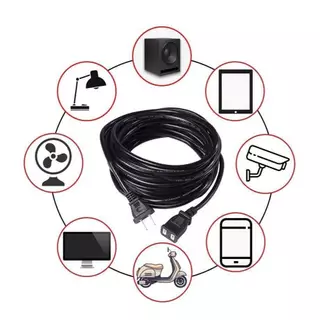 สายต่อปลั๊กไฟ สายต่อปลั๊กไฟ2500w ยาว15M สายปลั๊กไฟ สายไฟ สายไฟพ่วง สายไฟพัดลม power extension cord 220V IronGo