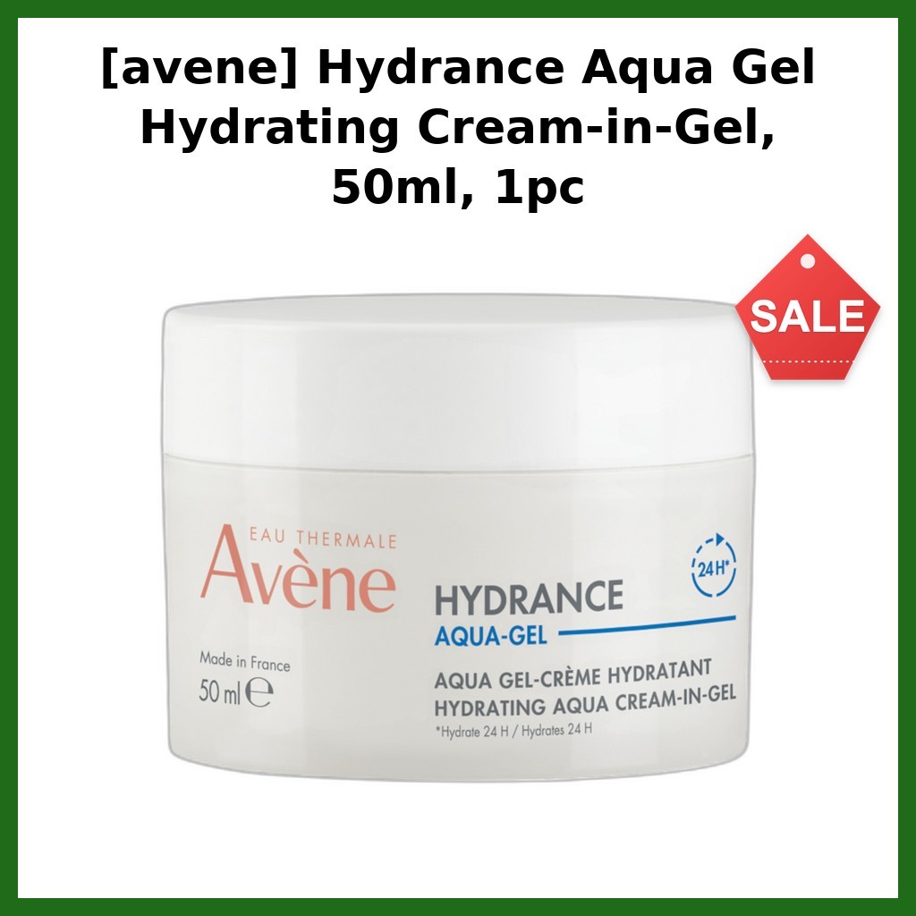 [avene] Hydrance Aqua Gel Hydrating Cream-in-Gel, 50ml, 1pc / Korean Aqua Gel / Lightweight Moisturi