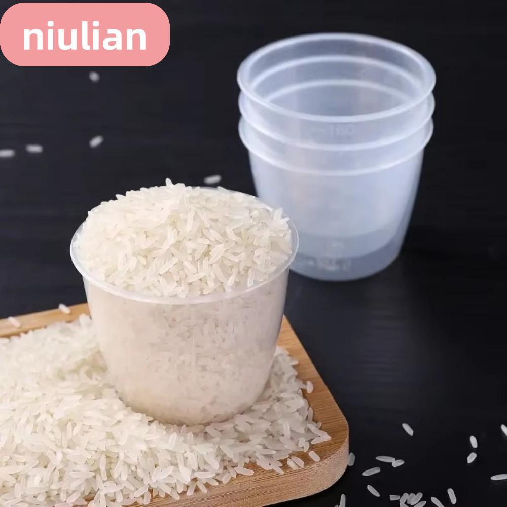 ถ้วยตวงข้าว NIULIAN เหยือกตวงพลาสติก 100/160 มล. มินิพร้อมสเกล Digital Kitchen Scale อุปกรณ์อบขนม