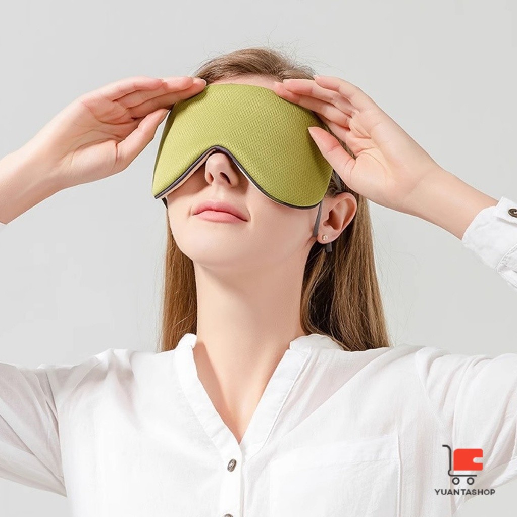 YT 1 ชิ้น ผ้าปิดตา ที่ปิดตาใช้ได้สองด้าน ทำให้นอนหลับสบายผ้าปิดตาช่วยถนอมสายตาระหว่างนอน Sleep Mask