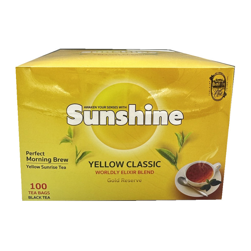 ซันไชน์ ชาดำชนิดซอง 2 ก. 100 ซอง (SUNSHINE Black Tea 2 g 100 sachets)