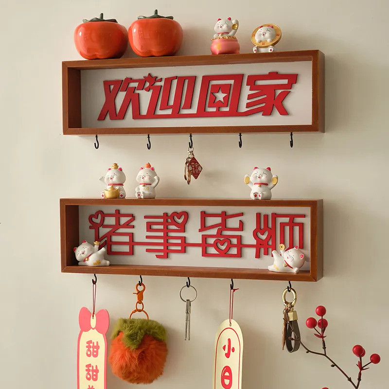 Entry key hook [First Order Direct Drop] Storage Entrance hook ผนังเจาะรูฟรีตกแต่งประตูติดผนังติดผนั
