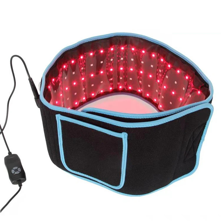 ขายดีที่สุด 850nm 660nm พับได้ Led แสงสีแดงอินฟราเรดอุปกรณ์บําบัดเข็มขัดรัดหน้าท้องสําหรับการลดน้ําห