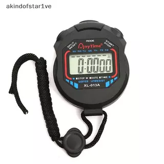 [ใหม่] กันน้ํา Chronometer มือถือ Poet นาฬิกาจับเวลา Professional Digital Sport Stopwatch LCD Timer หยุดนาฬิกา Timer [TH]