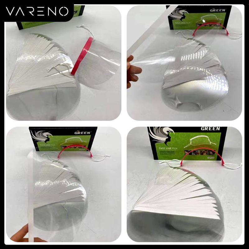 Vareno หน้ากากปิดตาทำผม50ชิ้นชุดป้องกันตาย้อมสีใส