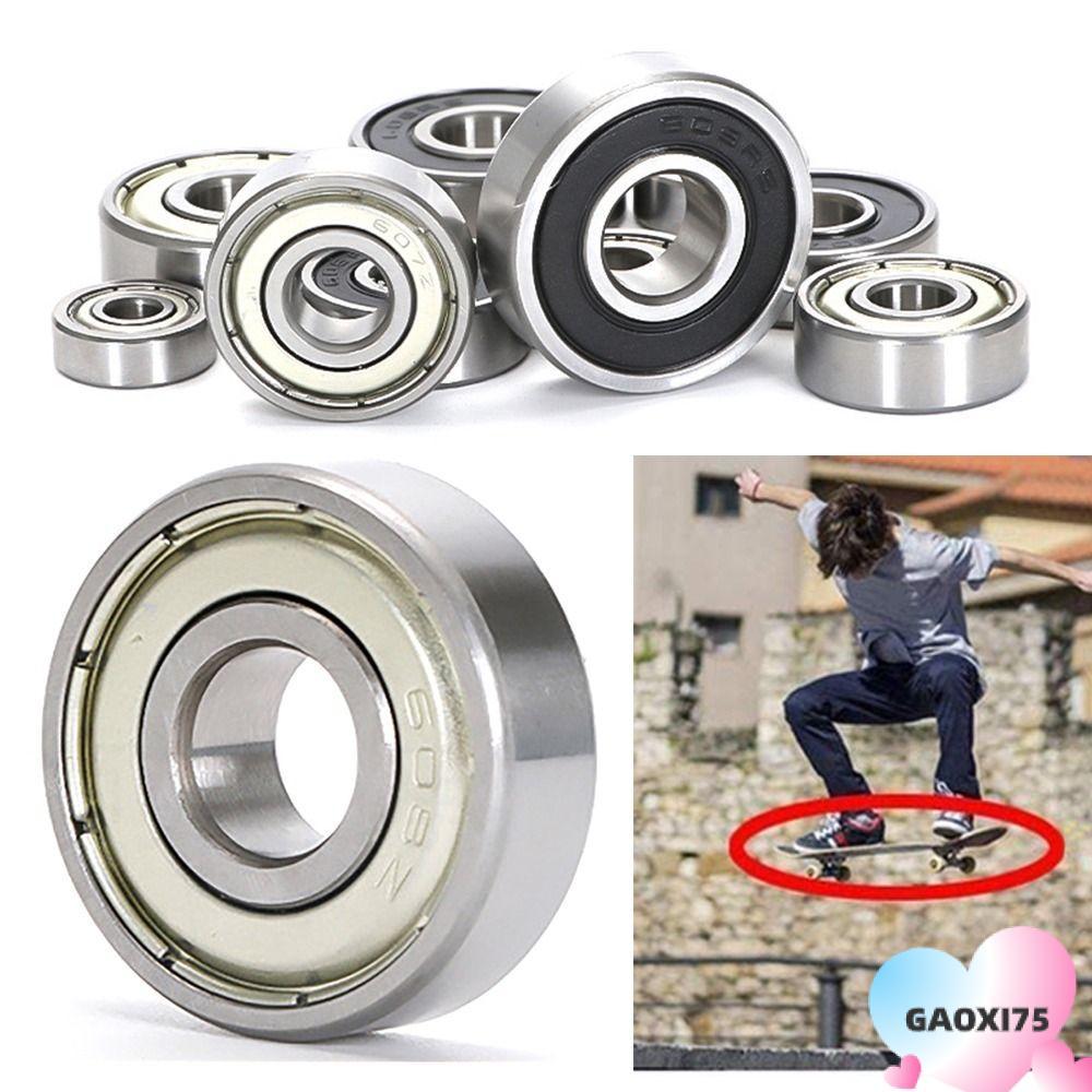 GAOXI75 1 ชิ้นเครื่องพิมพ์, 608ZZ 608RS 609ZZ 609RS Double Shield Ball Bearing, Deep Groove 6000ZZ 6