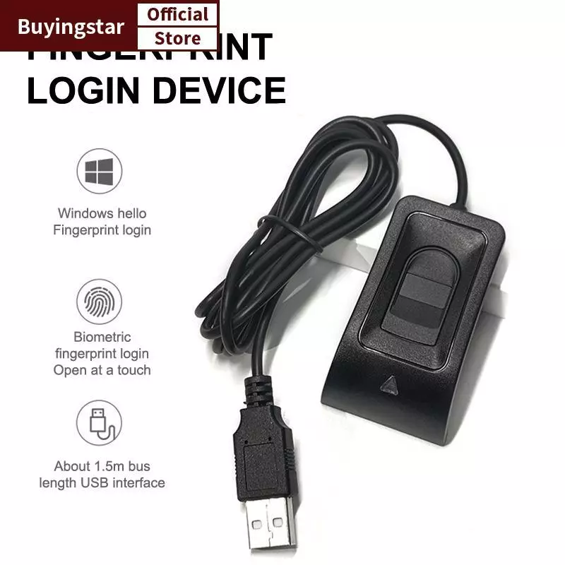 ZCX USB เครื่องอ่านลายนิ้วมือ Biometric สำหรับ Windows 10 11 thumbnail 4