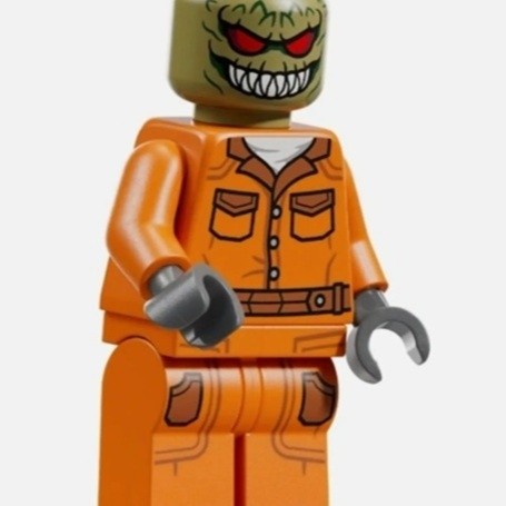 Sh1078 Lego DC Super Heroes Batman 76300 - Killer Croc Prison Jumpsuit Minifigure - ใหม่