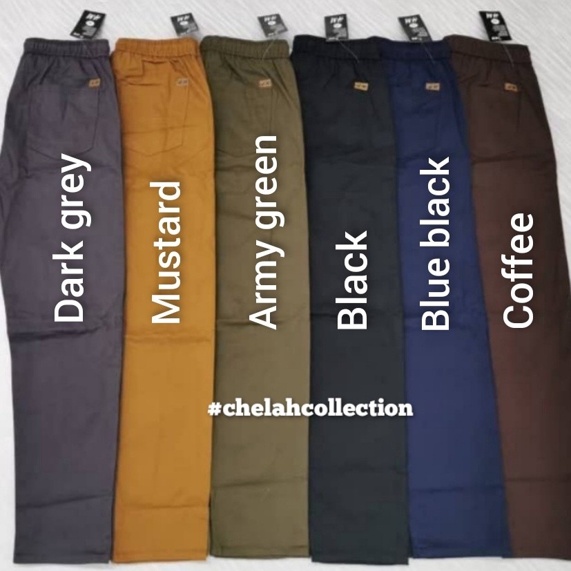 JOGGER PANTS MEN & WOMEN JOGGER SLACK PANTS UNISEX WORK KERJA(S - 2XL)