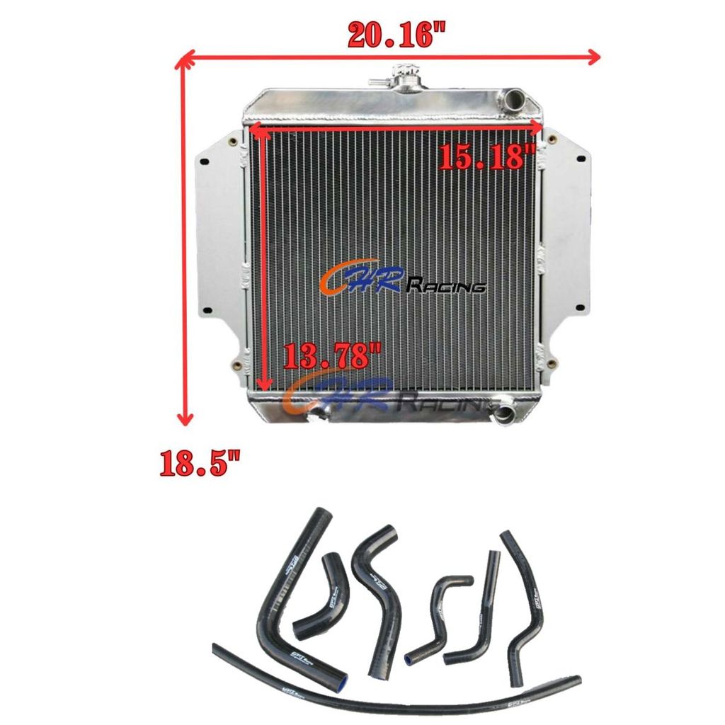 หม้อน้ําอลูมิเนียม + HOSE สําหรับ 1984-1998 Suzuki Jimny Sierra F10A SJ410 SJ413 Samurai SJ JA51 G13