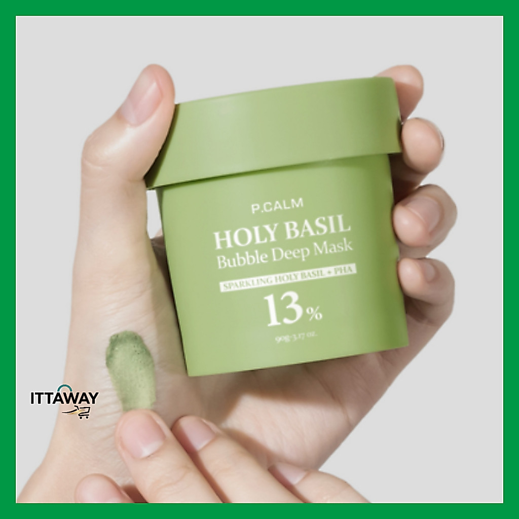 [P.CALM] Holy Basil Bubble Deep Mask (90g)