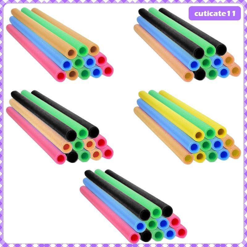 [Cuticate1] ปลอกแขนโฟมแทรมโพลีน 12 ชิ้น อุปกรณ์เสริม แพดด สีน่าดึงดูด ทดแทนสําหรับแทรมโพลีน