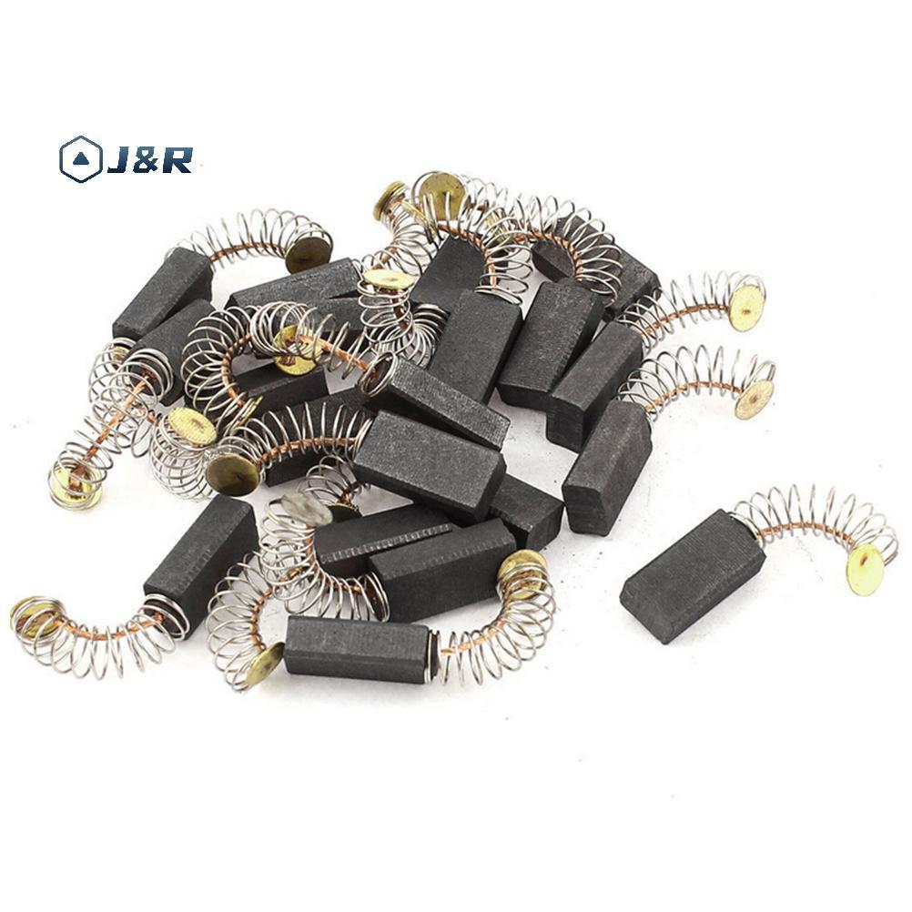 J&R> 10 ชิ้น 6.5x7.5x13.5 มม. แปรงคาร์บอนสําหรับมอเตอร์ไฟฟ้า Generic