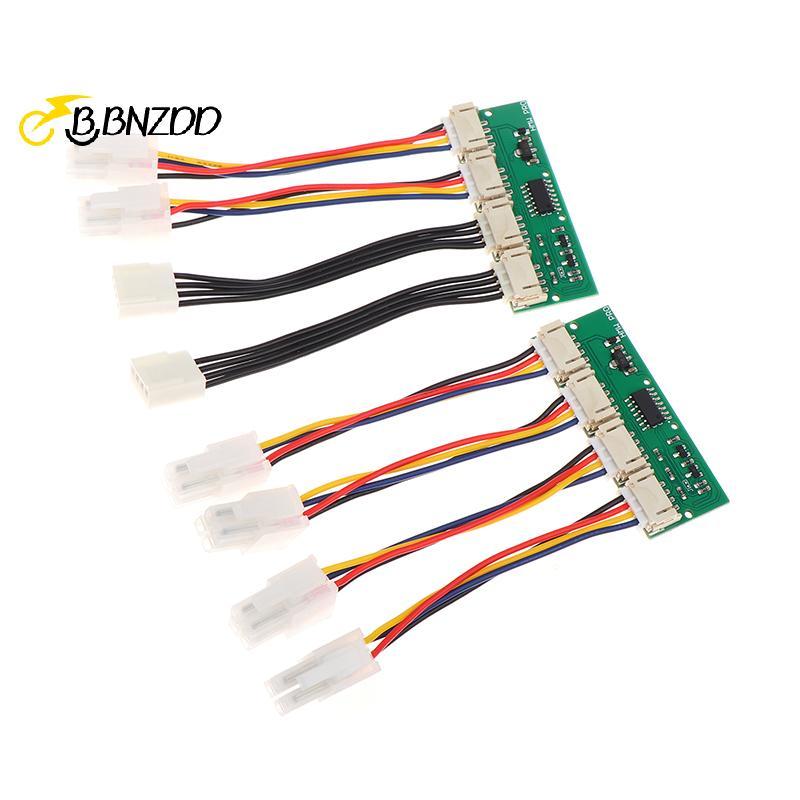 [BBNZDD] 12V 4-in-1 Square 4Pin พัดลมจําลองจําลองจําลองจําลองพิเศษสําหรับ Antminer S21 S19kpro T21 K