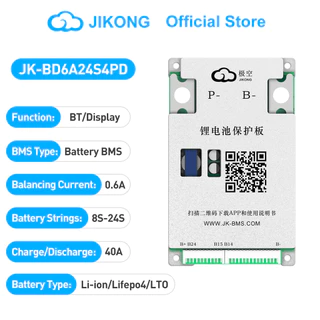 JIKONG JKBMS Active Balance สมาร์ทบลูทูธ BMS 8S-24S 24V 48V 72V 40A สมาร์ท Active Balance BMS Lifepo4 Li-Ion Lto