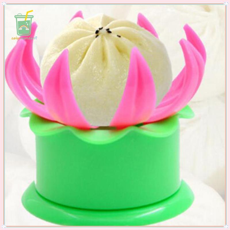 [สี] 1 ชิ้นนึ่งยัดไส้ Buns Dumpling แม่พิมพ์ Maker DIY ครัวทําอาหาร Gadget ด้วยตนเอง TH