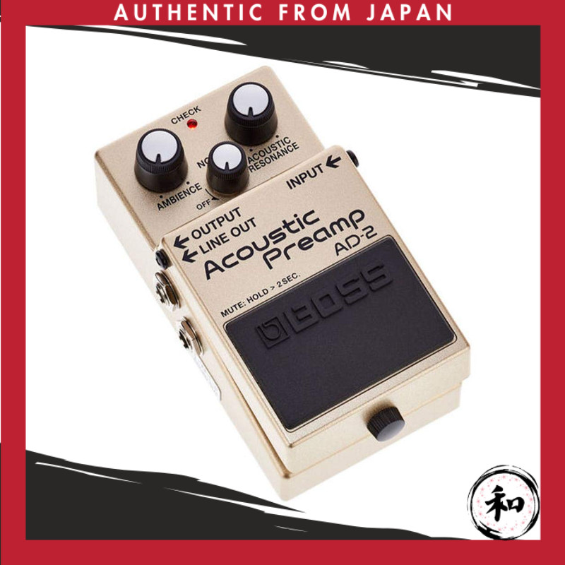 BOSS AD-2 Acoustic Preamp Compact Effect for Acoustic / Electro-Acoustic Guitar【Direct from Japan】 J