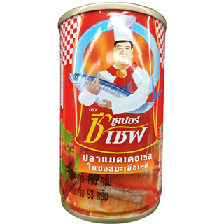ซูเปอร์ซีเชฟ ปลาแมกเคอเรลซอสมะเขือเทศ Super C Chef Mackerel Tomato 155g.