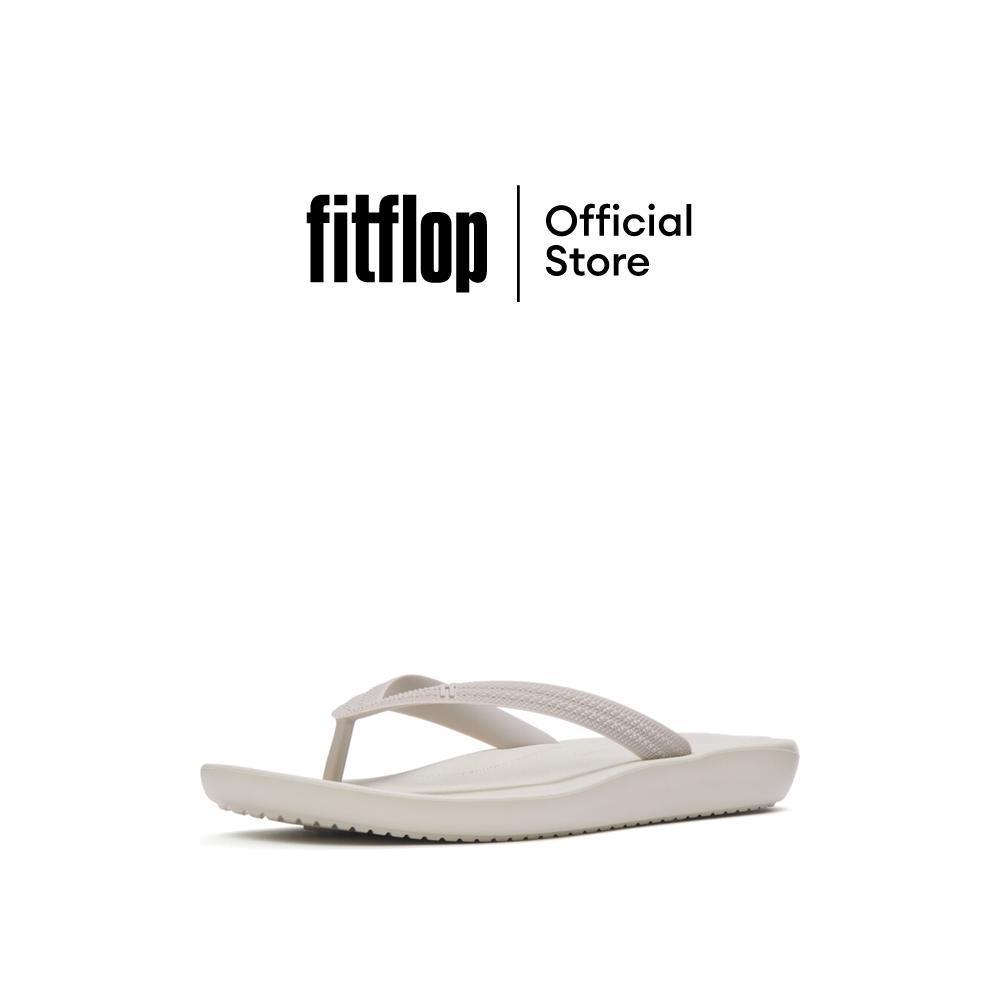 FITFLOP IQUSHION TEXTURED-STRAP FF รองเท้าแตะผู้ชาย รุ่น A6Q-D86 สี BEIGE