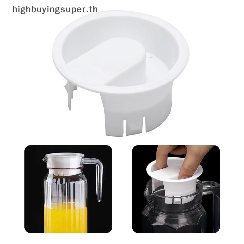 HRTH 1/2 ชิ้นฝาปิดแก้วน้ํา Carafe พลาสติกครอบคลุม Stoppers Anti ฝุ่น Non Splash ขวดปลั๊กรั่วหมวกสําหรับ Bistro เหยือก HRTH