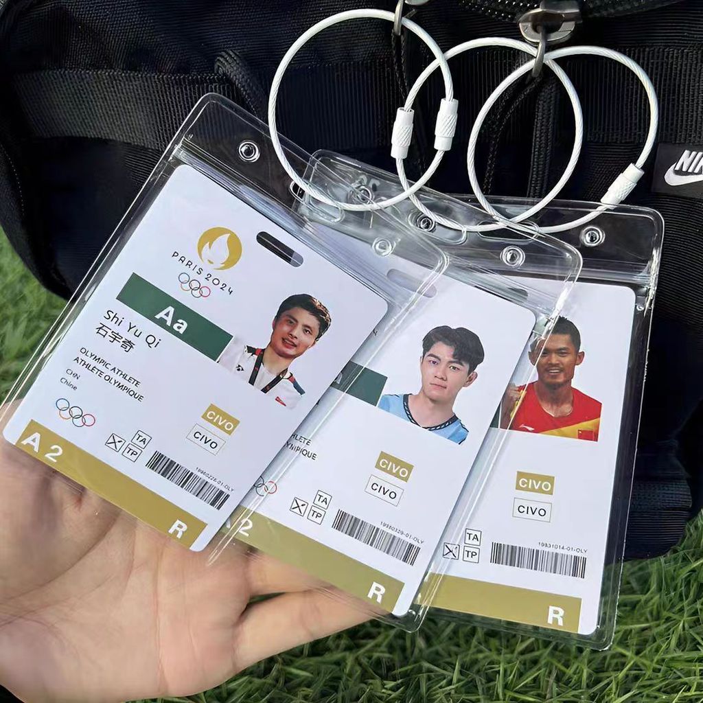 Paris Olympics Badminton Star Card Student Backpac Paris Olympics Badminton Star Card Fan Must-Have 
