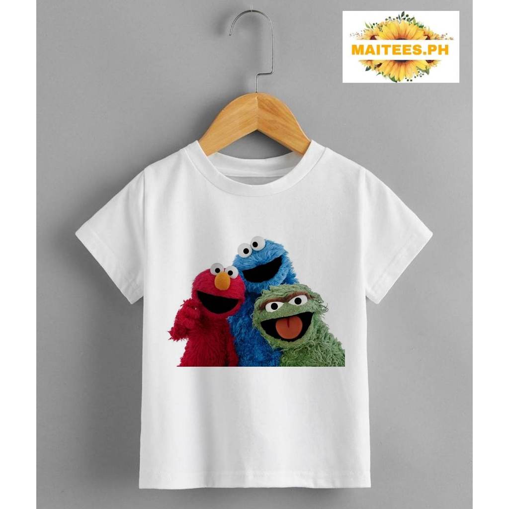 เสื้อยืด SESAME STREET สําหรับเด็กและผู้ใหญ่