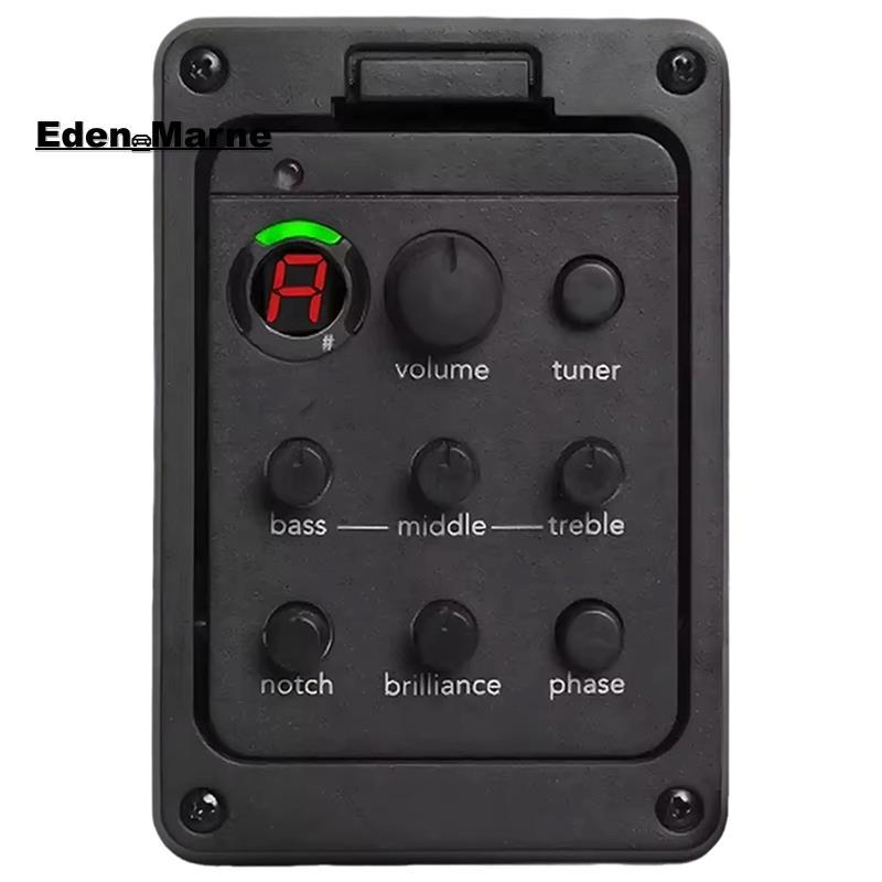 [Eden_Marner]201 ปิ๊กอัพกีต้าร์ ปรีแอมป์ EQ จูนเนอร์ Mic Blend Preamp สําหรับ Fishman