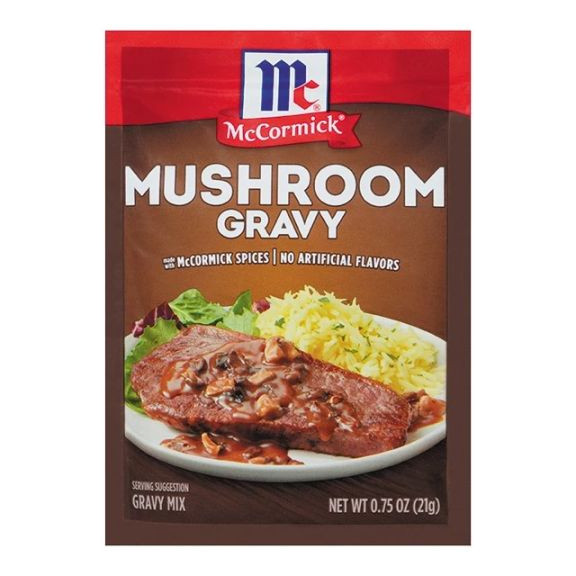 แม็คคอร์มิค ซอสเกรวี่ชนิดผง รสเห็ด 21 ก. McCormick Mushroom Gravy 21g.
