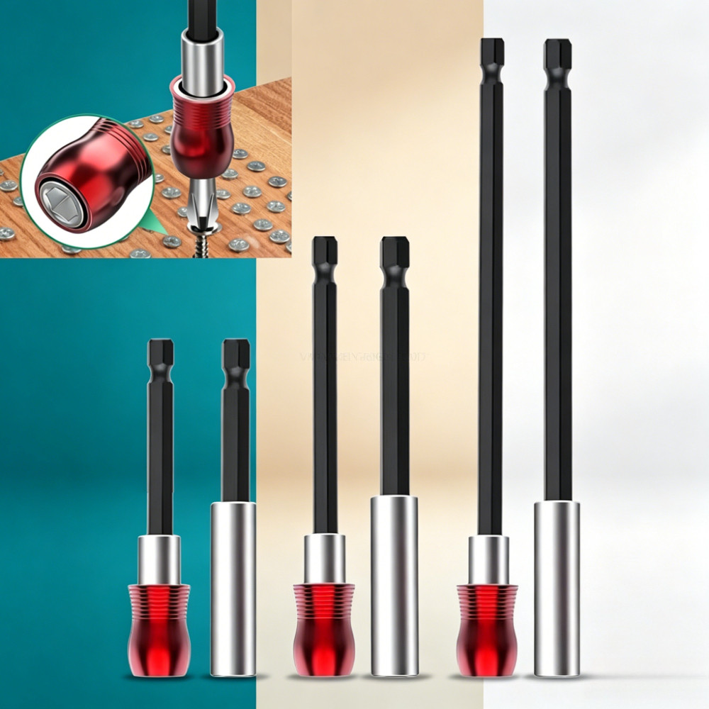 Bit Extension Bars Standard Hex Interface หลายความยาว Self-Locking Quick Release สําหรับสว่านไขควง DIY Repair (XCF)