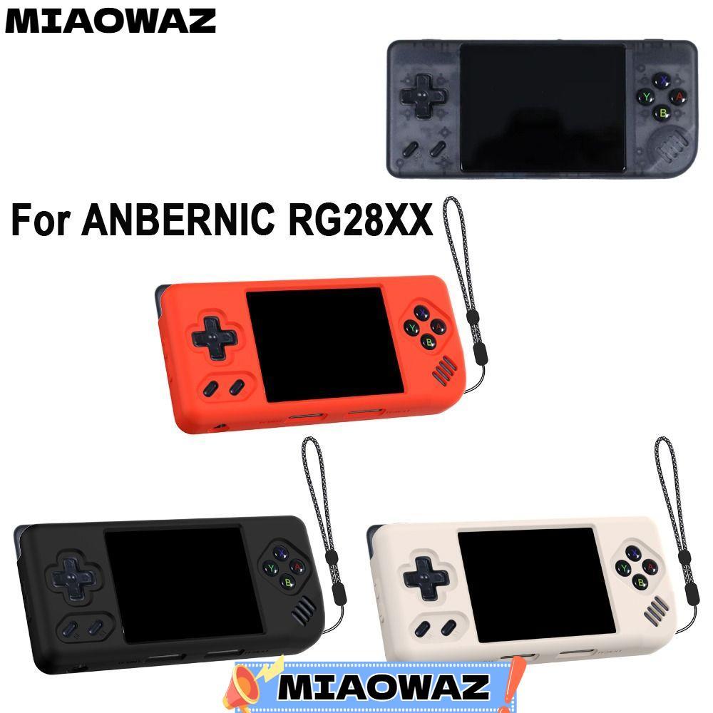 MIAOWAZ เกมคอนโซล, ฝาครอบป้องกันซิลิโคนป้องกันรอยขีดข่วน, เกมมือถือกันกระแทกอุปกรณ์เสริมเกราะป้องกัน