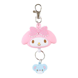 🇯🇵 พวงกุญแจยาง ลาย Sanrio สินค้านำเขเาจากญี่ปุ่นแท้ มีสลิงดึงยืดไปไขกุญแจได้ หรือเอาไว้ห้อยบัตรได้💜