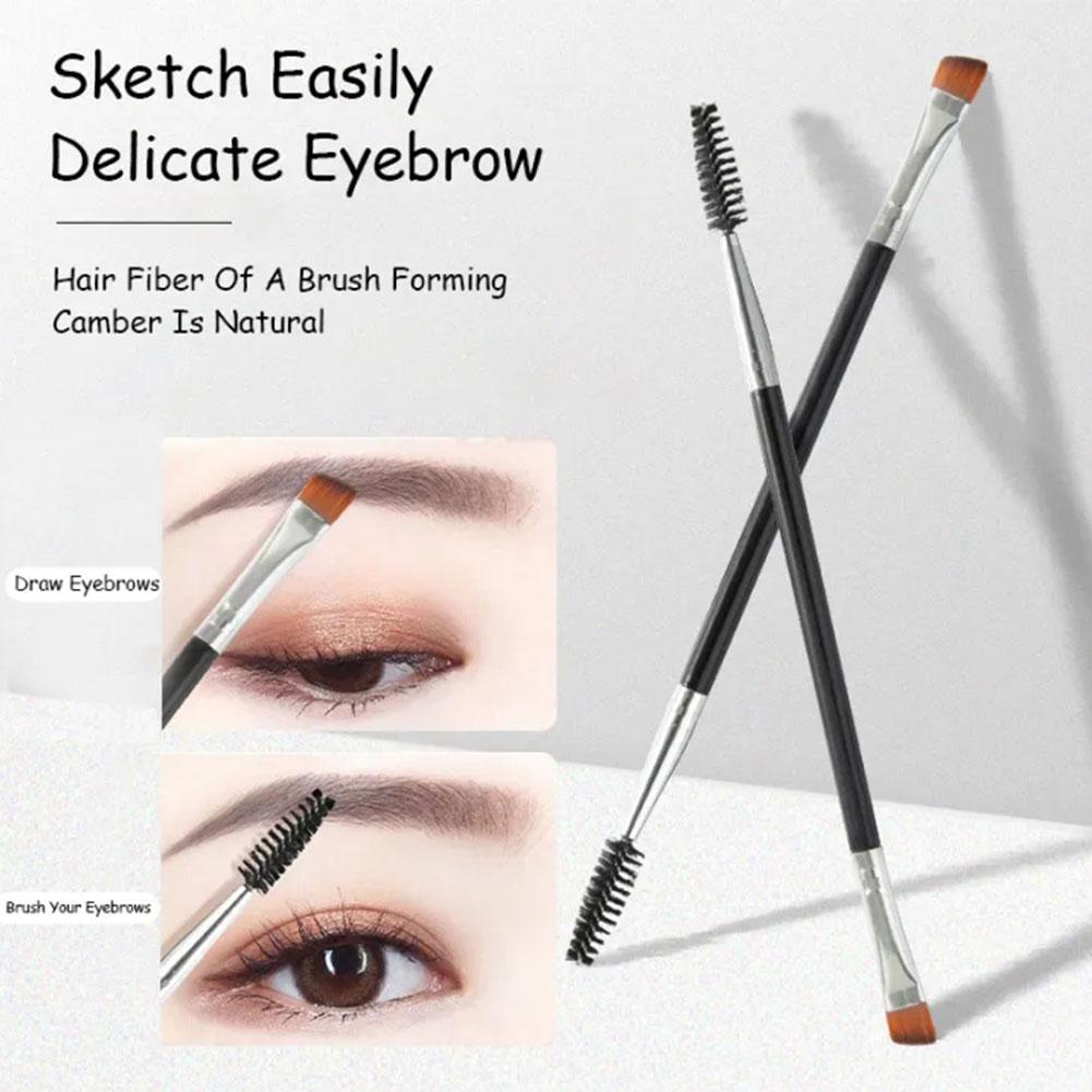 2 In1 Brow Brush Eyebrow Brush Double-ended Beauty Makeup Tool M1p5