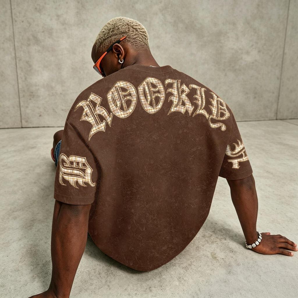 Top.basic🔥เสื้อยืดผ้าคอตตอน  “ROOKLB” ทรง Oversize คอกลม แขนสั้น ผ้านุ่มสบาย ใส่ได้ทุกวัน ฤดูร้อน ไซส์ S-3XL