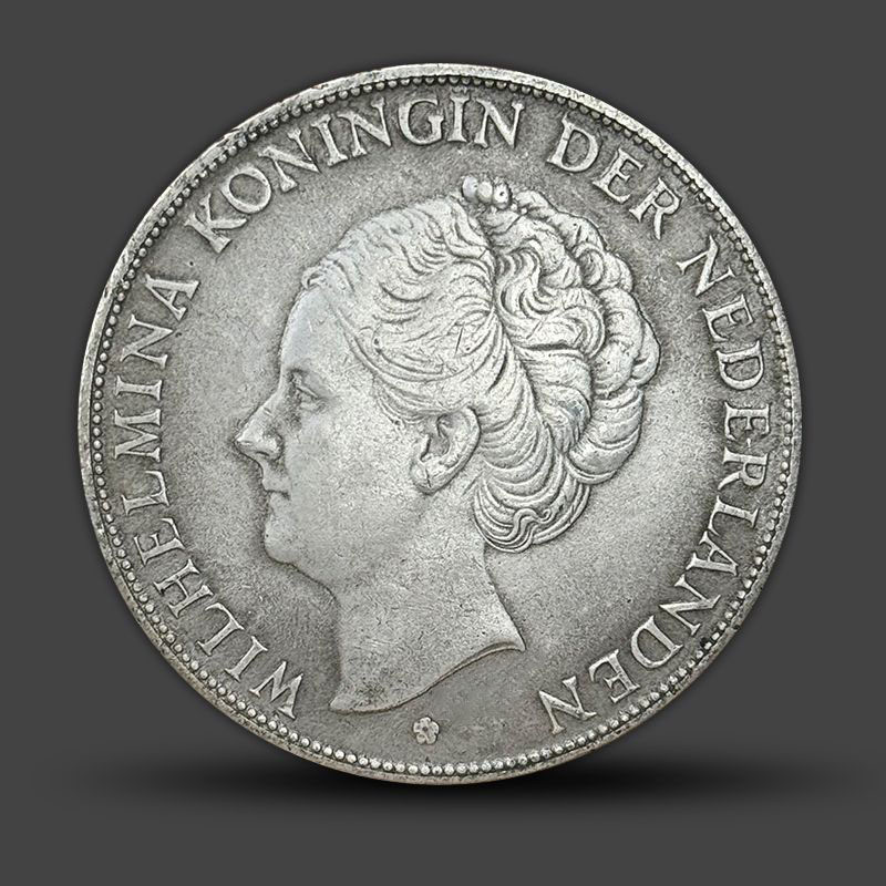 1943 ราชินีเนเธอร์แลนด์ William Minna Silver Dollar Commemorative Coin Collection รองรับ 26.22