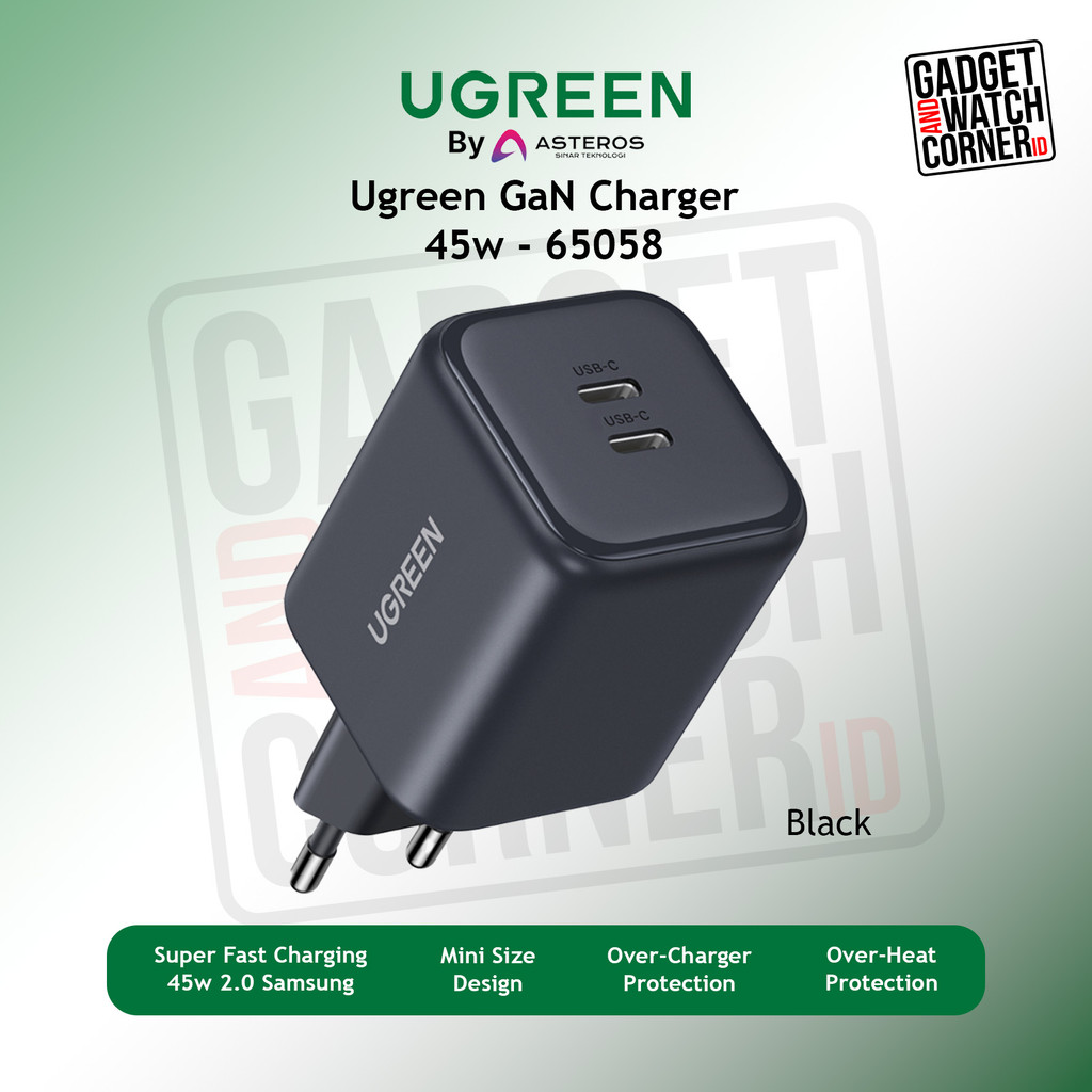 UGreen N Series GaN 45W USB-C Wall Charger - 65058 & 65154