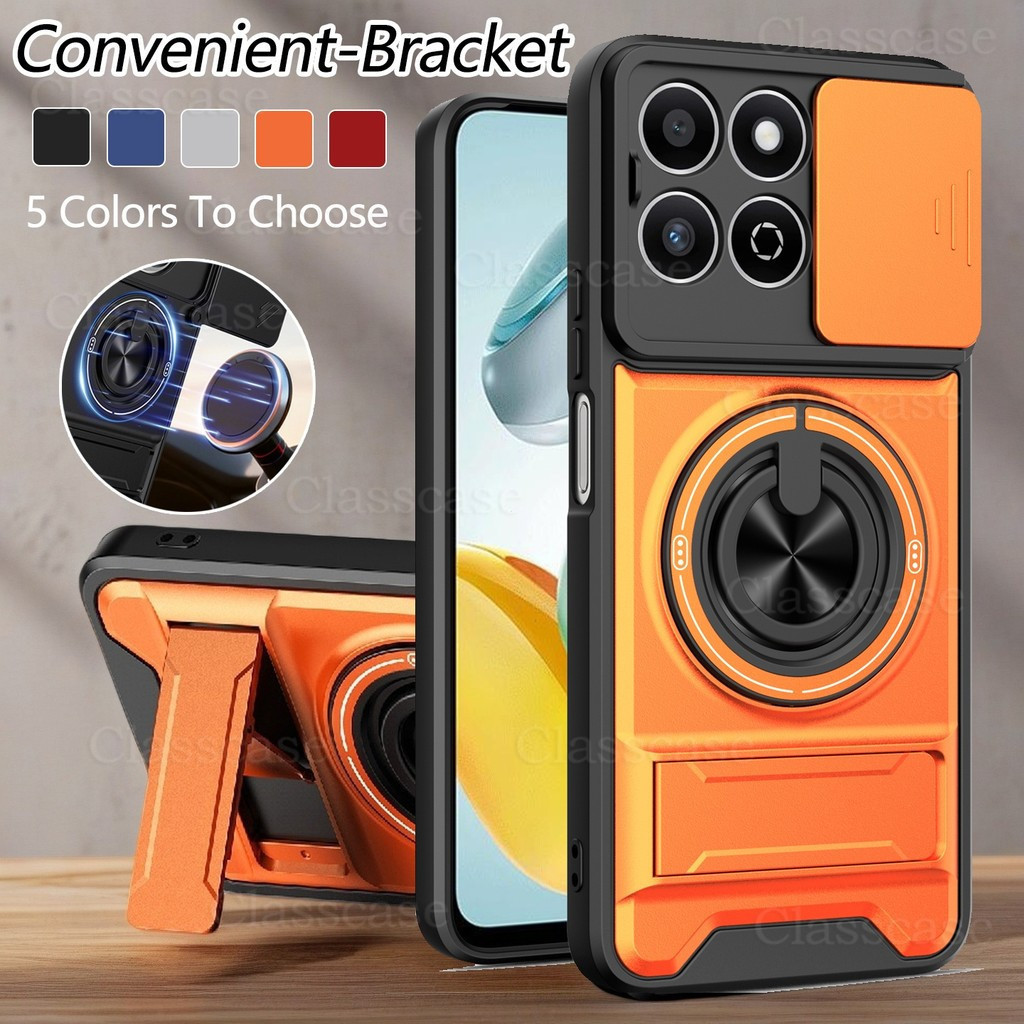 ปลอกสําหรับ X7d X7c X6c X6b X6a HonorX7d X7 d HonorX7c X7 c HonorX6c X6 c เคสโทรศัพท์หมุนได้แหวนแม่เ