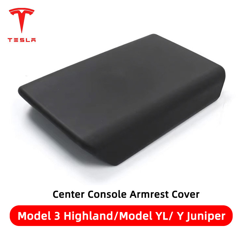 🚚จัดส่งจากไทย🚚ฝาครอบที่วางแขน TPE สำหรับ Tesla Model 3 Highland/Model YL/Y Juniper กล่องที่วางแขน ฝาครอบป้องกัน กันรอย