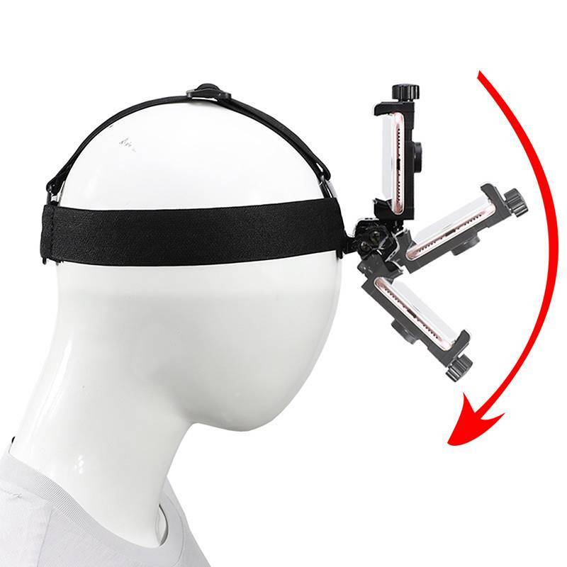 Z&P Head-Mounted Braet ปรับ Live Broadcast ที่วางโทรศัพท์มือถือมุมมองบุคคลแรก Fixed Braet ของขวัญ COD