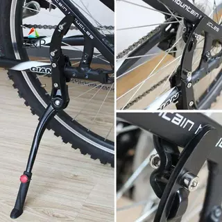 Z & P MTB จักรยาน Ki ขาตั้งอลูมิเนียม Kistand 24/26/27.5/29/700C ปรับจักรยานเสือภูเขาสนับสนุนด้านข้างด้านหลัง Parkingra COD
