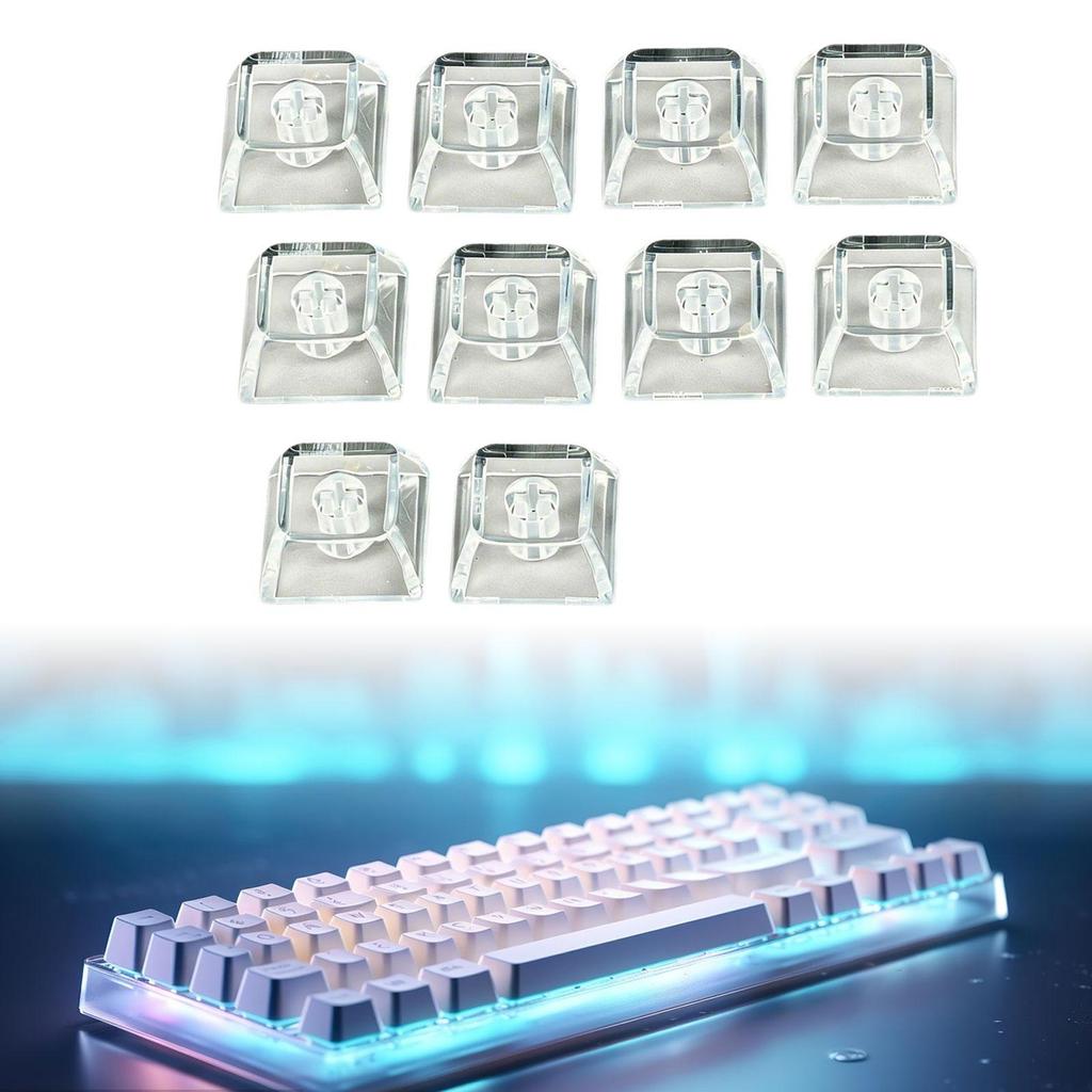 [gkglcd] 10 ชิ้น 1U Xda Profile Keycaps ผู้ใหญ่ PC ขนาดกะทัดรัดสําหรับคีย์บอร์ดแบบกลไก
