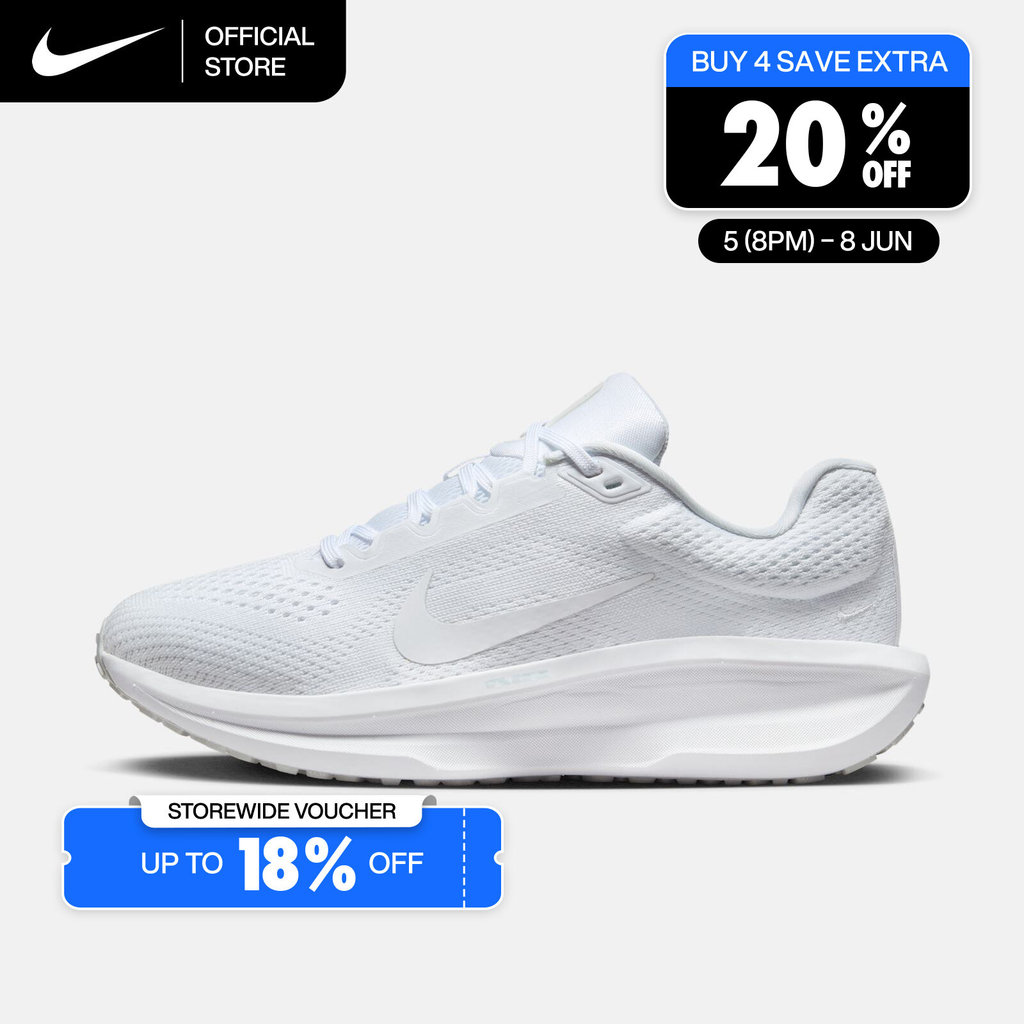 Nike Women's Winflo 11 Road Running Shoes - White [FJ9510-100]