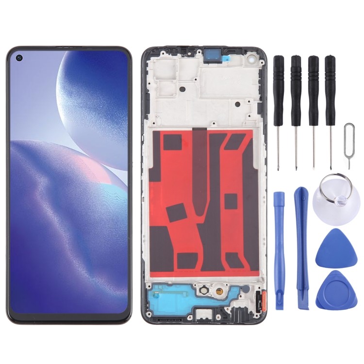 ใหม่ AMOLED หน้าจอ LCD Digitizer เต็มรูปแบบสําหรับ OPPO A95 4G/OPPO A95 5G/OPPO Reno6 Z/OPPO Reno5 Z