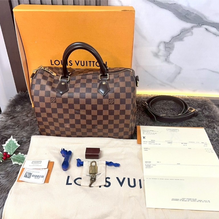 Used Lv Speedy 30 Damier DC18 🤍 ราคา 33,900 บาท 🤍
