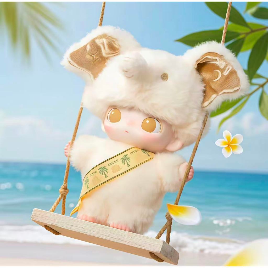 P POPMART POPMART DIMOO Thailand Limited Baby Elephant ไวนิลตุ๊กตาลิฟท์รูปอินเทรนด์เล่นตุ๊กตาของเล่น