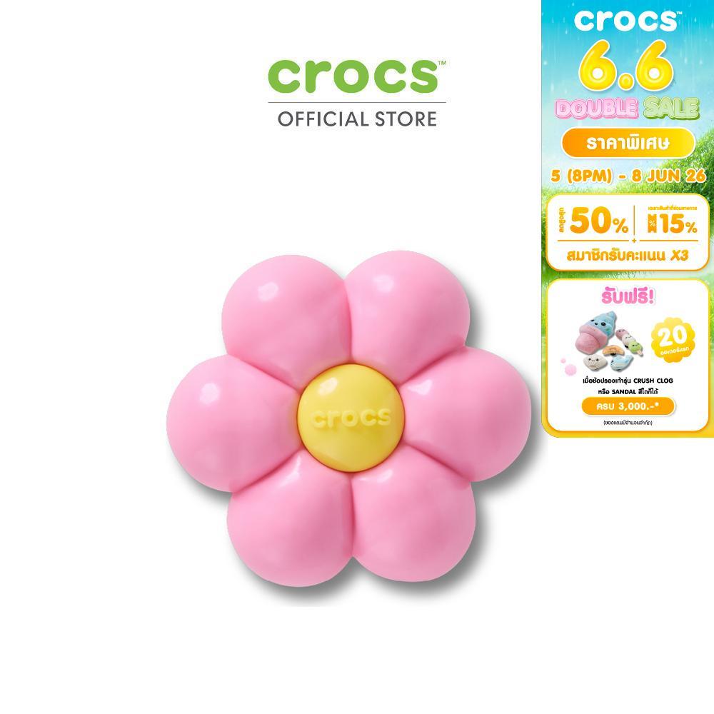 CROCS ตัวติดรองเท้า JIBBITZ™ PUFFY PINK FLOWER รุ่น 10018439 - MULTICOLOR