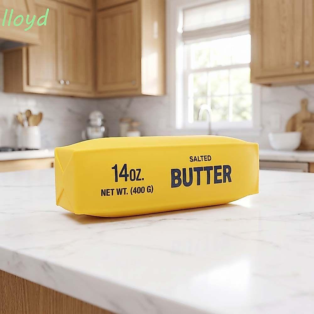 LLOYD ช้า Rebound Squeeze ของเล่น, Release Hand Sensory Big Butter Stick บีบของเล่น,แบบพกพาผ่อนคลายของขวัญ 20 ซม.ยืดหยุ่นที่สมจริงชีสเค้กบาร์เด็ก