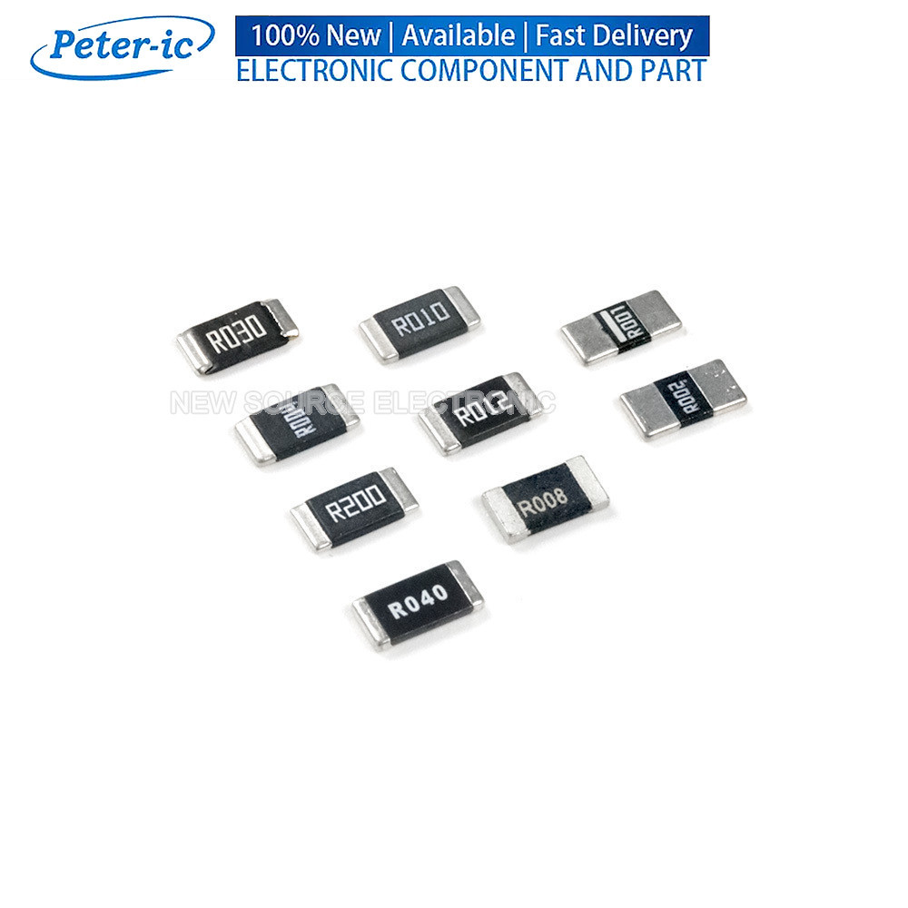 (5 ชิ้น) 2512 ตัวต้านทานโลหะผสม SMD 3W 1% 0.1R Ohm R001 R005 R010 R022 R033 R100 R220 R470 R560