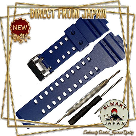 [Direct From Japan] Watch Belt Installation Width 16mm Band Compatible Waterproof Strap Casio G-8900